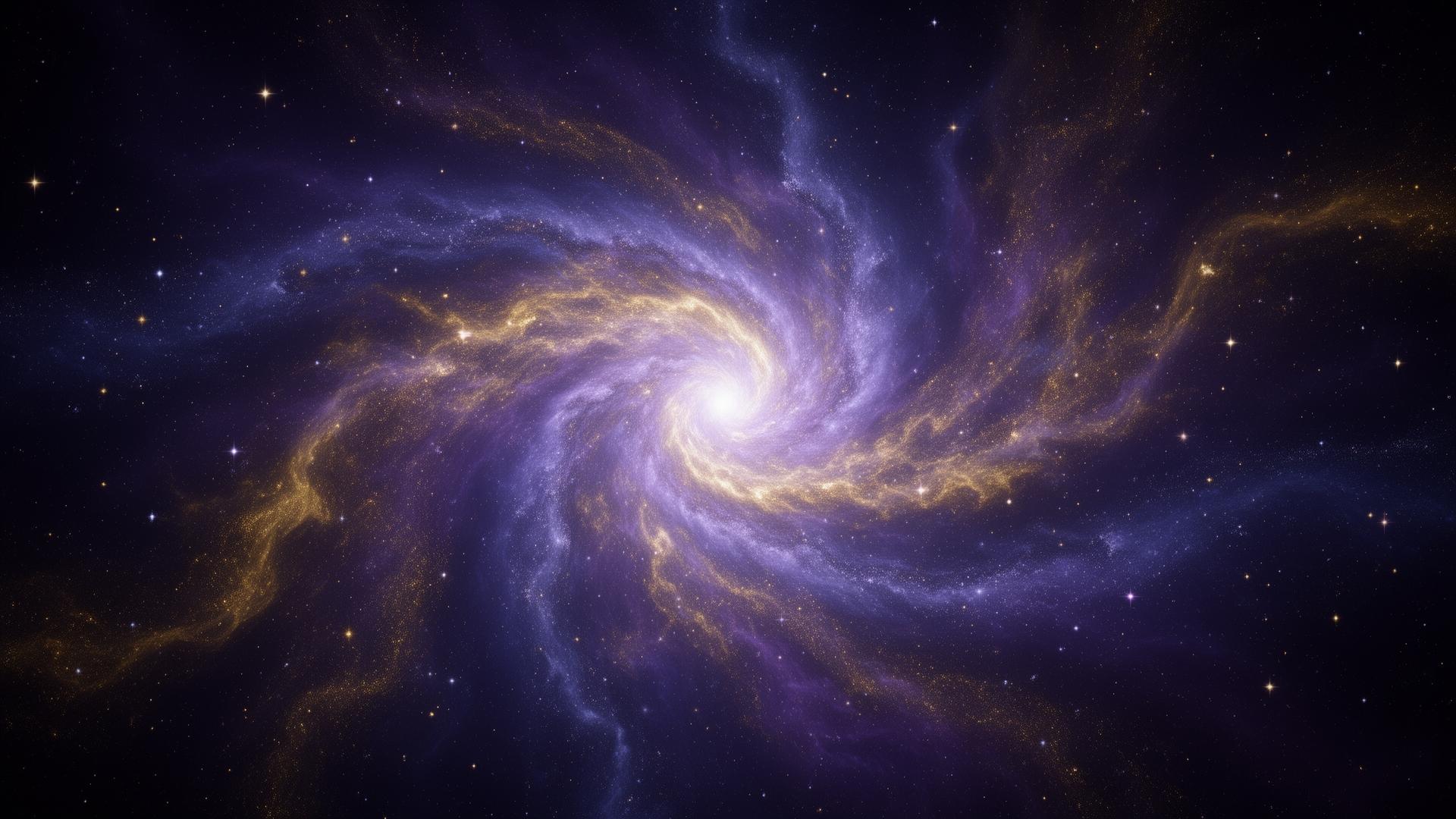 Cosmic spiral nebula